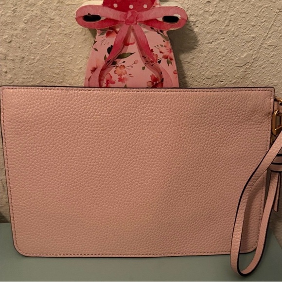 Tory Burch Large Light Pink Clutch - Picture 2 of 4